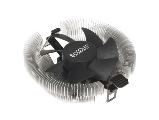 Кулер PCCooler E80 (Al, 2200 об/мин, 22дБ, TDP 65W, 3-pin), универсальный
