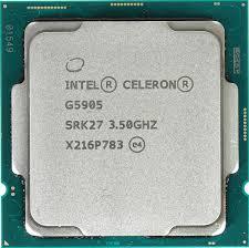 Процессор Intel Celeron G5905 3.5GHz, 2C/2T, 4Mb L3, DDR4-2666, GPU UHD 610, TDP-58W, LGA1200, OEM [