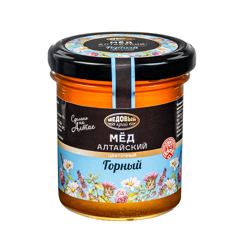 Мёд Алтайский Горный (Н) 200г стекло.