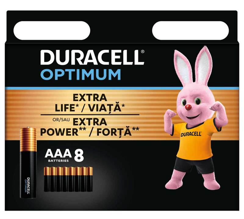 Батарейки Duracell LR03 (AAA) OPTIMUM 8BL