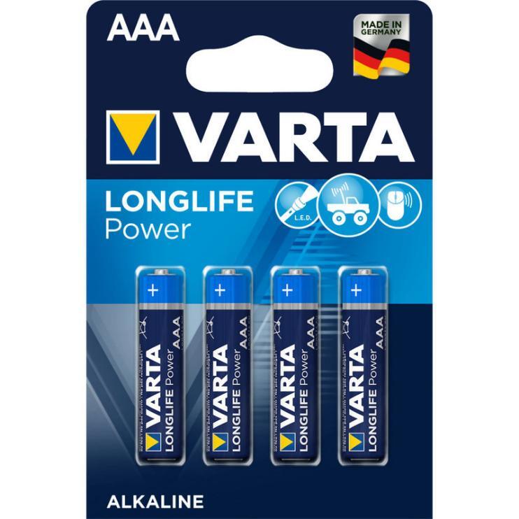 Батарейки Varta LR03 High Energy/Longlife Power BL4