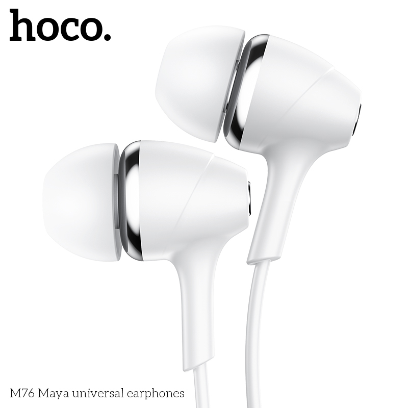Гарнитура Hoco Earphone M76 белый