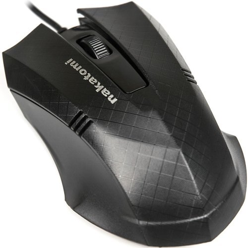 Мышь Nakatomi Navigator Optical MON-04U 3 кн.USB, черная