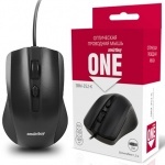 Мышь SmartBuy 352 One оптич. 3 кн, 1600 DPI, USB черная