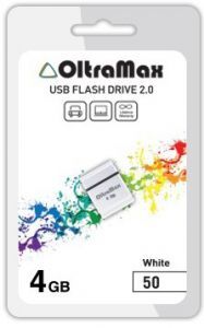 Накопитель USB 4Gb OltraMax 50 White