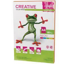 Бумага CREATIV А4/80 5*20л микс медиум