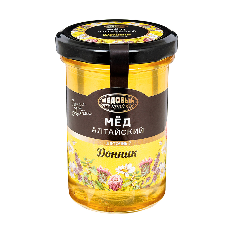 Мёд Алтайский «Донник» 300г стекло.