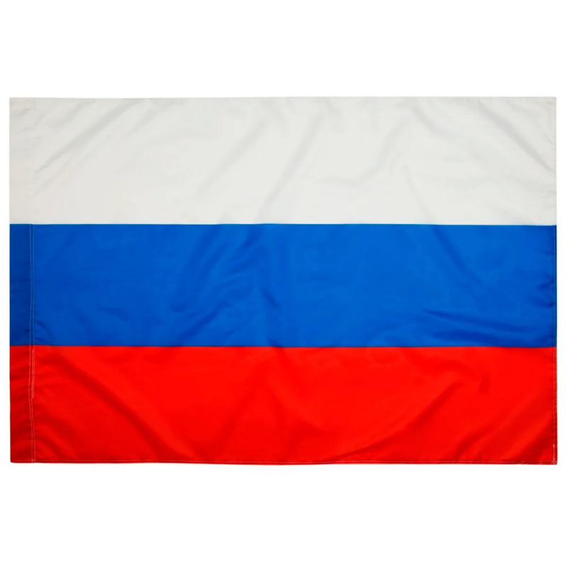 Флаг триколор 90х145см р423-6