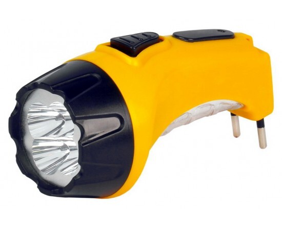 Аккумуляторный фонарь Smartbuy SBF-87-Y (4V 0.5 Ah; фонарь с дополнительной подстветкой на ручке; 4+