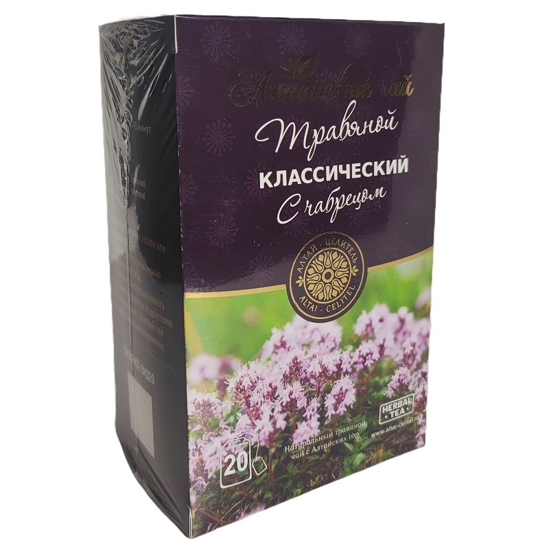 Чай Классический с чабрецом (Чай для хорошего настроения) 20ф/п Алтайский чай травяной