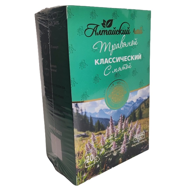 Чай Классический с мятой (Чай для хорошего настроения) 20ф/п Алтайский чай травяной
