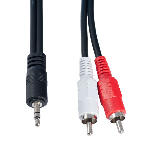 Кабель AUX 3.5мм - 2RCA (шт/шт) 1.5м Perfeo (J2002)