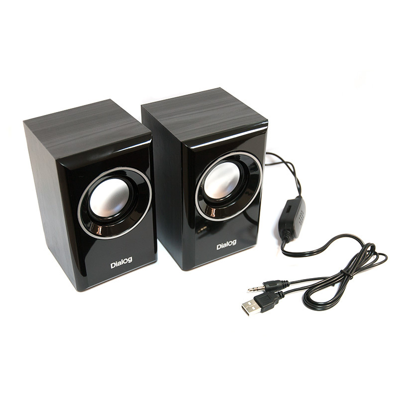 Ак. колонки 2.0 Dialog Stride AST-15UP, 6W RMS, питание от USB, черный