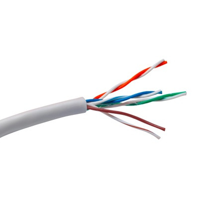 Кабель UTP 4 пары кат.5e Exegate серый (CCA/24AWG/бухта 305м/PVC) (138965)