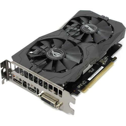Видеокарта AMD Radeon RX 560 Gaming Asus (ROG-STRIX-RX560-4G-GAMING) (PCI-E/4Gb/128bit/DDR5/7000 DVI