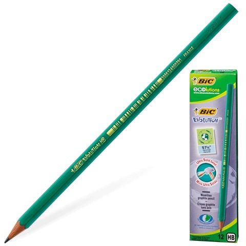 Карандаш Evolution Bic HB пласт. 180093