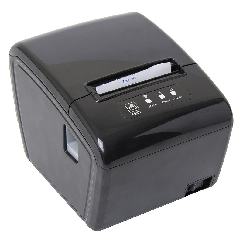 Чековый принтер POSCenter RP-100 USE (80мм, 260мм/сек, автоотрез, звуковой сигнал RS232+USB+LAN) чер