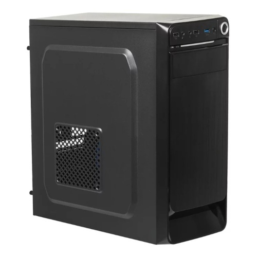 Корпус Miditower Accord E-01 черный (ACCE-01B) (w/o PSU ATX 2xUSB2.0 1xUSB3.0 audio)