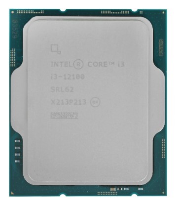 Процессор Intel Corei3-12100 3.3/4.3GHz, 4C(4P+0E)/8T, 12Mb L3, DDR4-3200, DDR5-4800, GPU UHD 730,TD