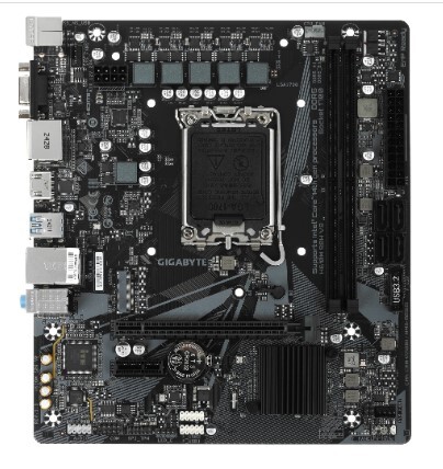 Плата Gigabyte LGA1700 H610 H610M S2H V2 2xDDR5 PCI-Ex16 DP/HDMI/DSub SATA3 M2USB3.2 Gen1 mATX