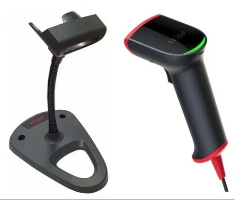 Сканер штрих-кода 2D АТОЛ Impulse 12 (серый, USB, c подставкой, упаковка 1 шт.).V2