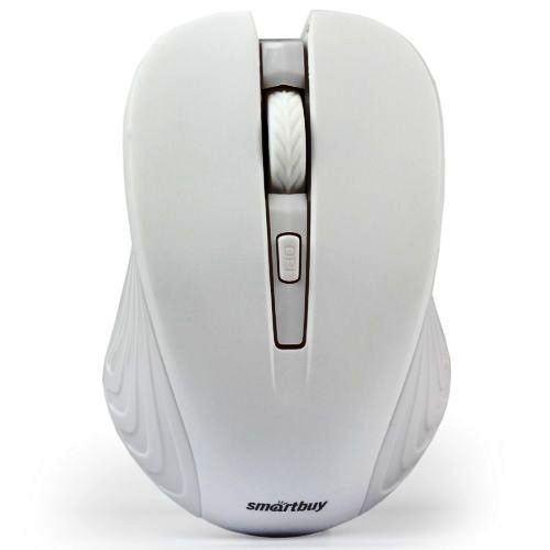 Мышь SmartBuy 340AG One беспров, оптич., 3 кн, 1000 DPI, USB белая