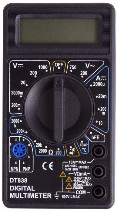 Мультиметр M838(DT838) Proconnect портативный