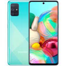 Смартфон Samsung A71 голубой