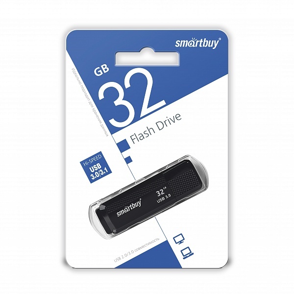 Накопитель USB 32Gb Smart Buy Dock (black) 3.0