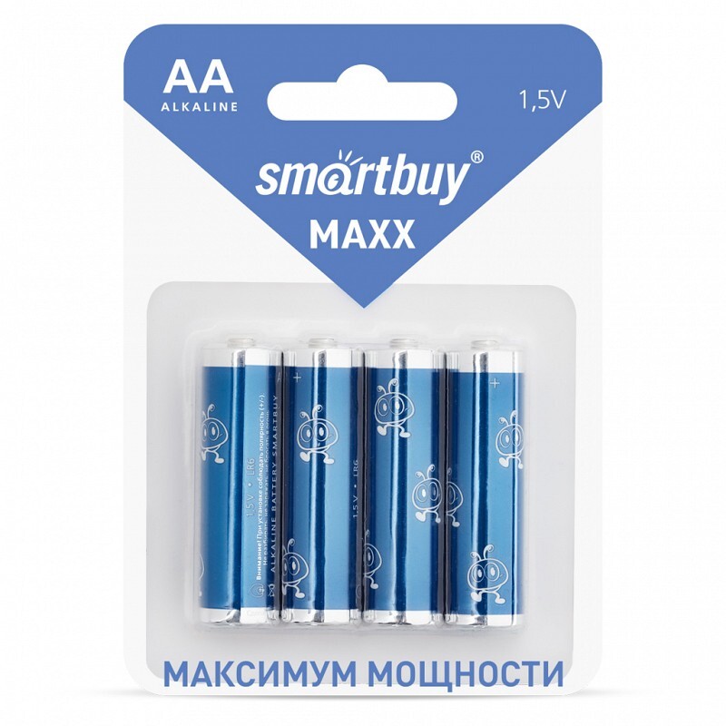 Батарейка Smartbuy MAXX LR6 (AA) BL4
