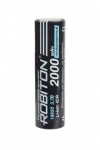 Аккумулятор литиевый 18650 Robiton 3.7V 2000mAh (LI18650-2000NP-PK1)