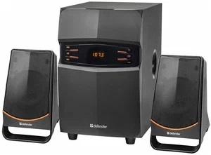 Ак.система 2.1 DEFENDER X181 18W BT/FM/MP3/SD/USB/LED/RC, черный