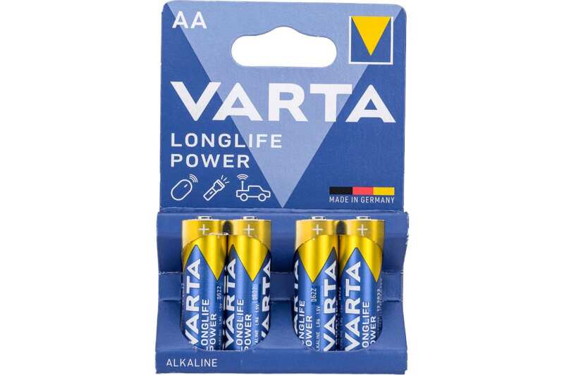 Батарейка VARTA LR6 High Energy/Longlife Power BL4