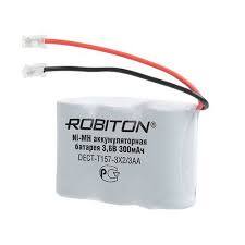 Ni-MH аккумуляторная батарея ROBITON DECT-T157-3X2/3AA, 3,6B 300мАч аналог PANASONIC KX-A36A