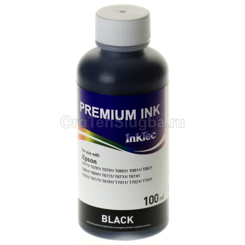 Чернила InkTec (E0010) для Epson R270 (T0822), C, 0.1л (ориг.фасовка)