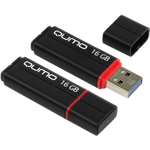 Накопитель USB 16Gb Qumo SPEEDSTER (black) 3.0