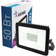 LED прожектор светодиодный КОСМОС 50Вт, 4000Лм, IP65, 6500K, Super-Slim