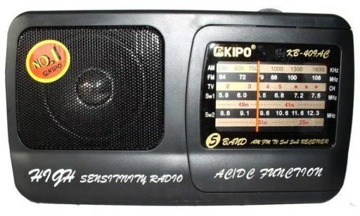 Радиоприёмник Kipo KB-409AC (220V/AM/FM/TV)