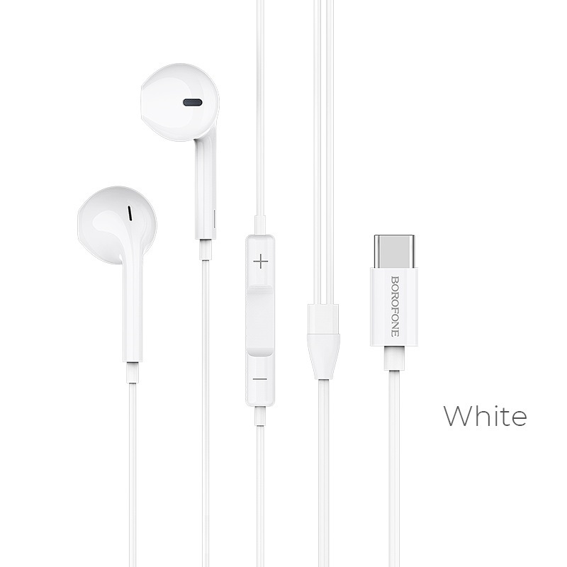 Гарнитура BOROFONE Earphone BM27  Type-C, белая (01725)
