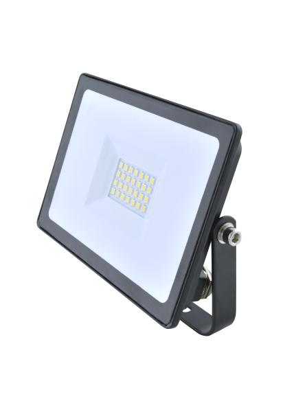 LED прожектор КОСМОС 20Вт, 1600Лм, IP65, 6500K, Super-Slim (тонкий)