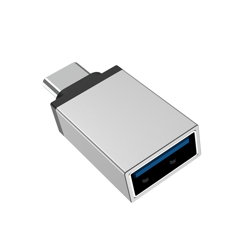 Переходник BOROFONE BV3 OTG USB - Type-C, silver