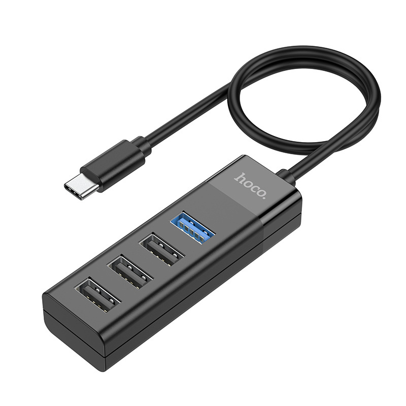 USB хаб HOCO HB25 (3USB 2.0+1USB 3.0)