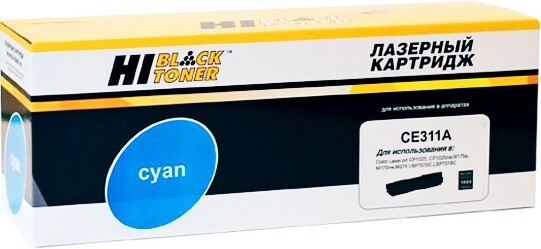 Картридж Hi-Black (HB-CE311A) для HP CLJ CP1025/ 1025nw/ Pro M175, № 126A, C, 1K