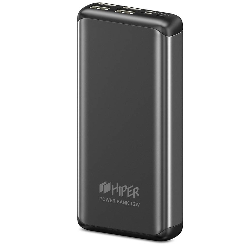 Внешний аккумулятор (Power Bank) HIPER MS20000 Space Gray, 20000мAч, графит