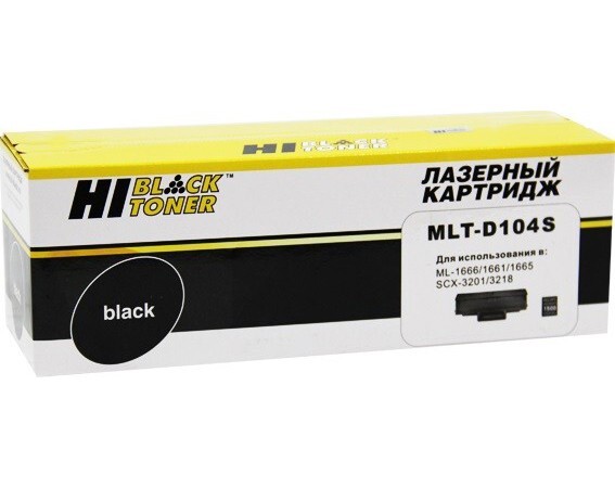 Картридж Hi-Black (HB-MLT-D104S) для Samsung ML-1660/1665/1860/SCX-3200/3205, 1,5K