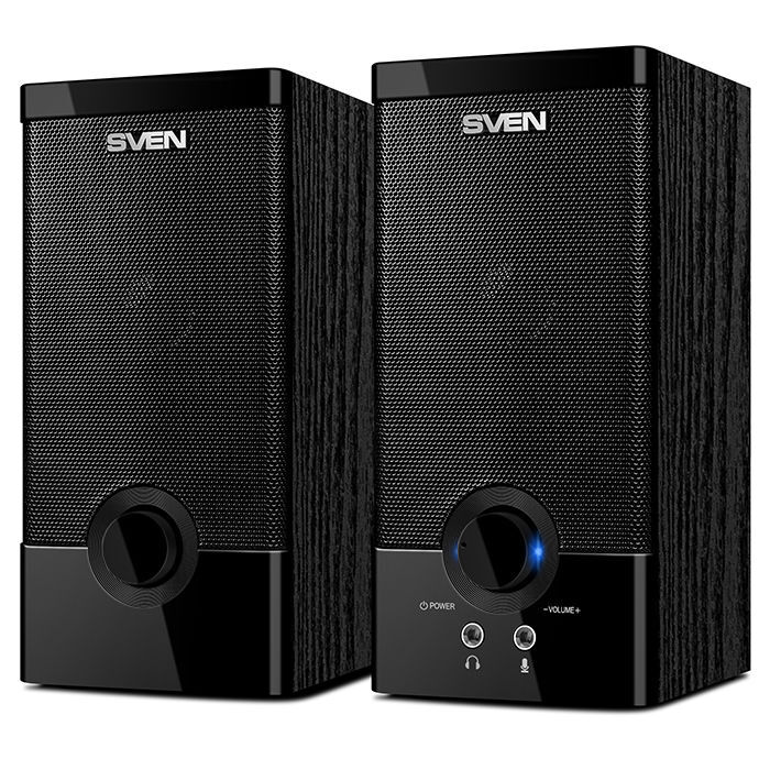 Акустическая система 2.0 SVEN SPS-603 черный 2х3 Вт (колонки)
