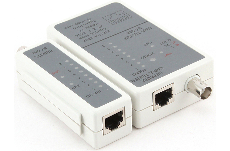 Тестер кабельный Gembird для RJ-45.RG-58 (NCT-1)