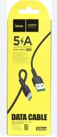 Кабель HOCO USB - Type-C X33 5A, 1 м, черный (06119)