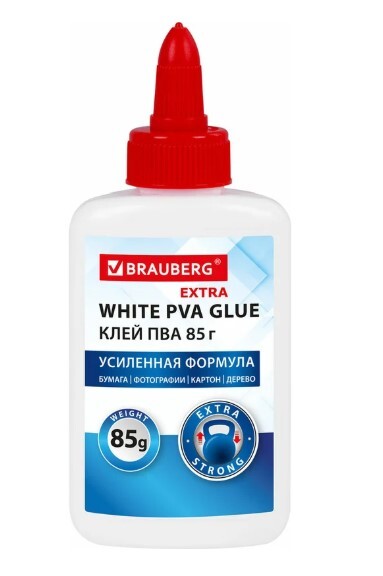 Клей ПВА BRAUBERG Extra, 85 г 271939