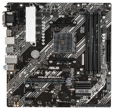 Плата ASUS AM4 B450 PRIME B450M-A II 4xDDR4 1xPCI-Ex16 HDMI/DVI/Dsub SATA3 М2 USB3.2 mATX